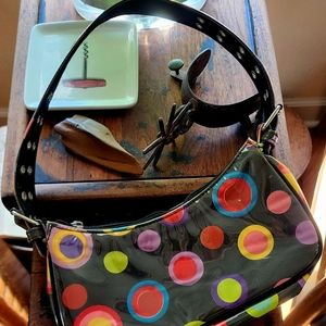 ANGELA FRASCONE 1980'S DESIGNER SMALL SHOULDER PURSE.